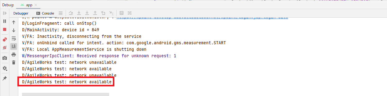 モバイルデータ通信接続時_ログ